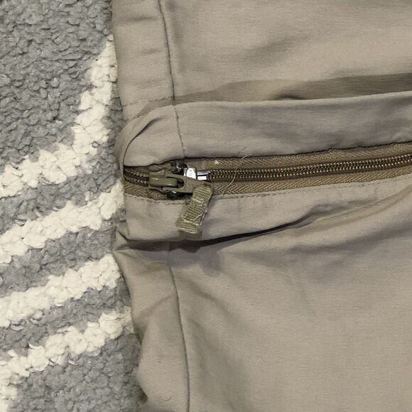 Cabela's Convertible Zip-Off Cargo Pants Shorts Mens 32x30 Tan Khaki Outdoor - Picture 7 of 7